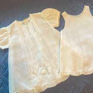 NWT Hand Embroidered Feltman Brothers Dress 6 mos